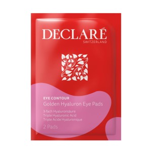 Złote płatki pod oczy z kwasem hialuronowym, 2 szt.